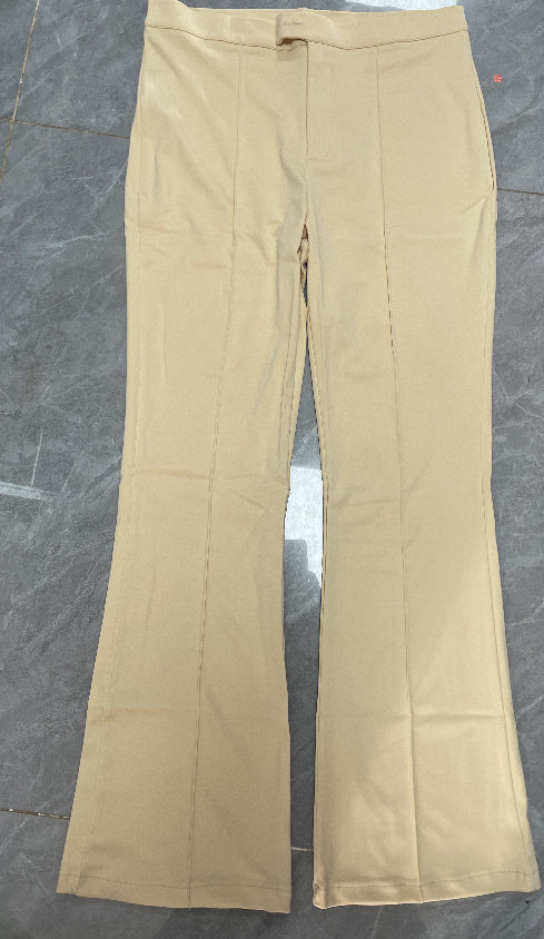 Slim Straight Buckle Pants