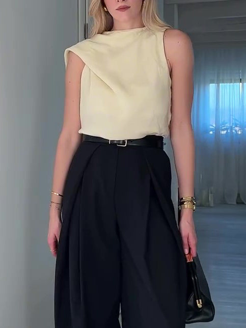 Sleeveless Solid Tank Top