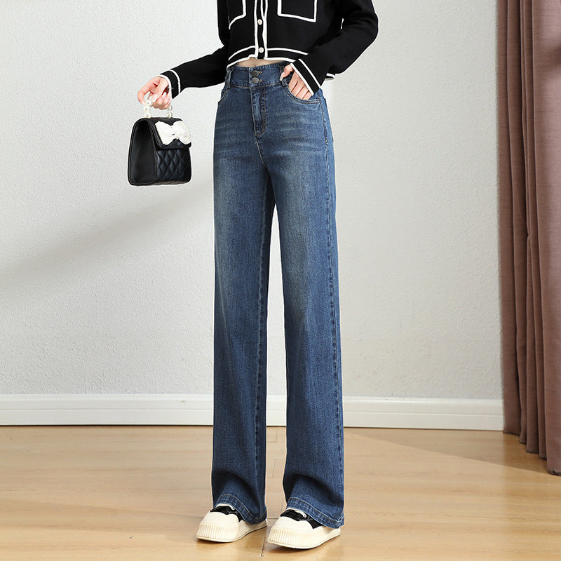 Straight Jeans Stretch Slimming