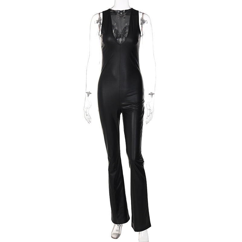 Sleeveless Slim Women's Fashion Jumpsuit