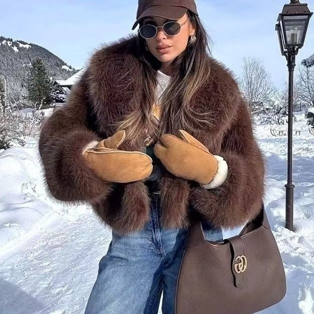 Trendy Fur Coat