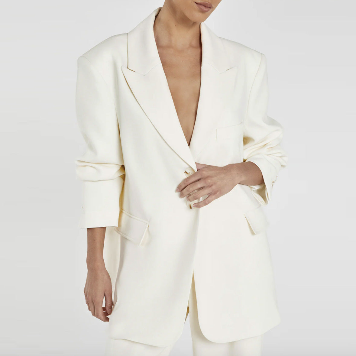 Professional Women's Suit - Solid Color