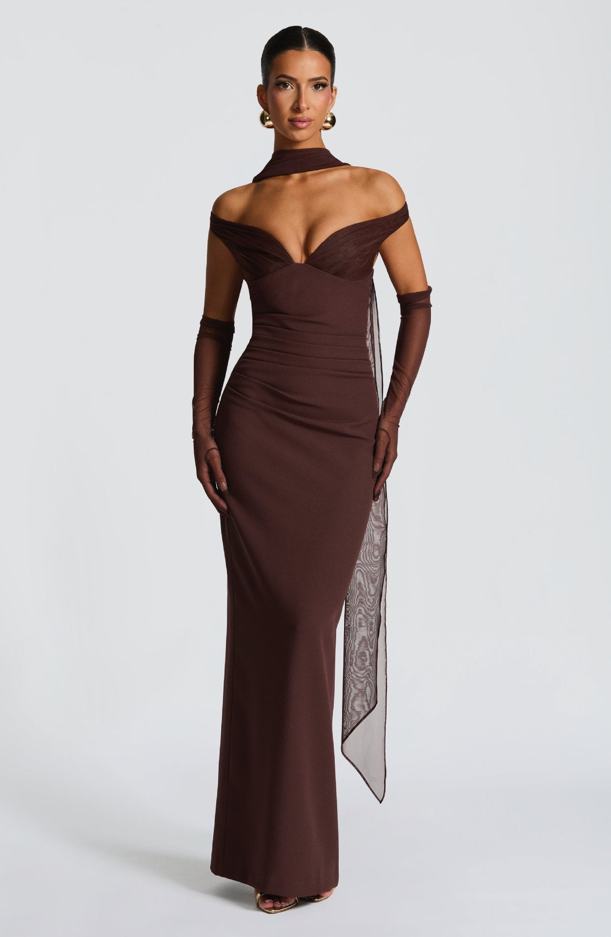 Sexy Hot Girl Tube Top Off-shoulder  Elastic  Dress