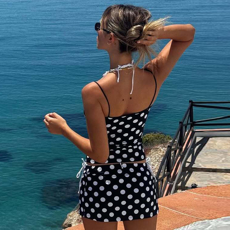 Mini Polka Dot Dress