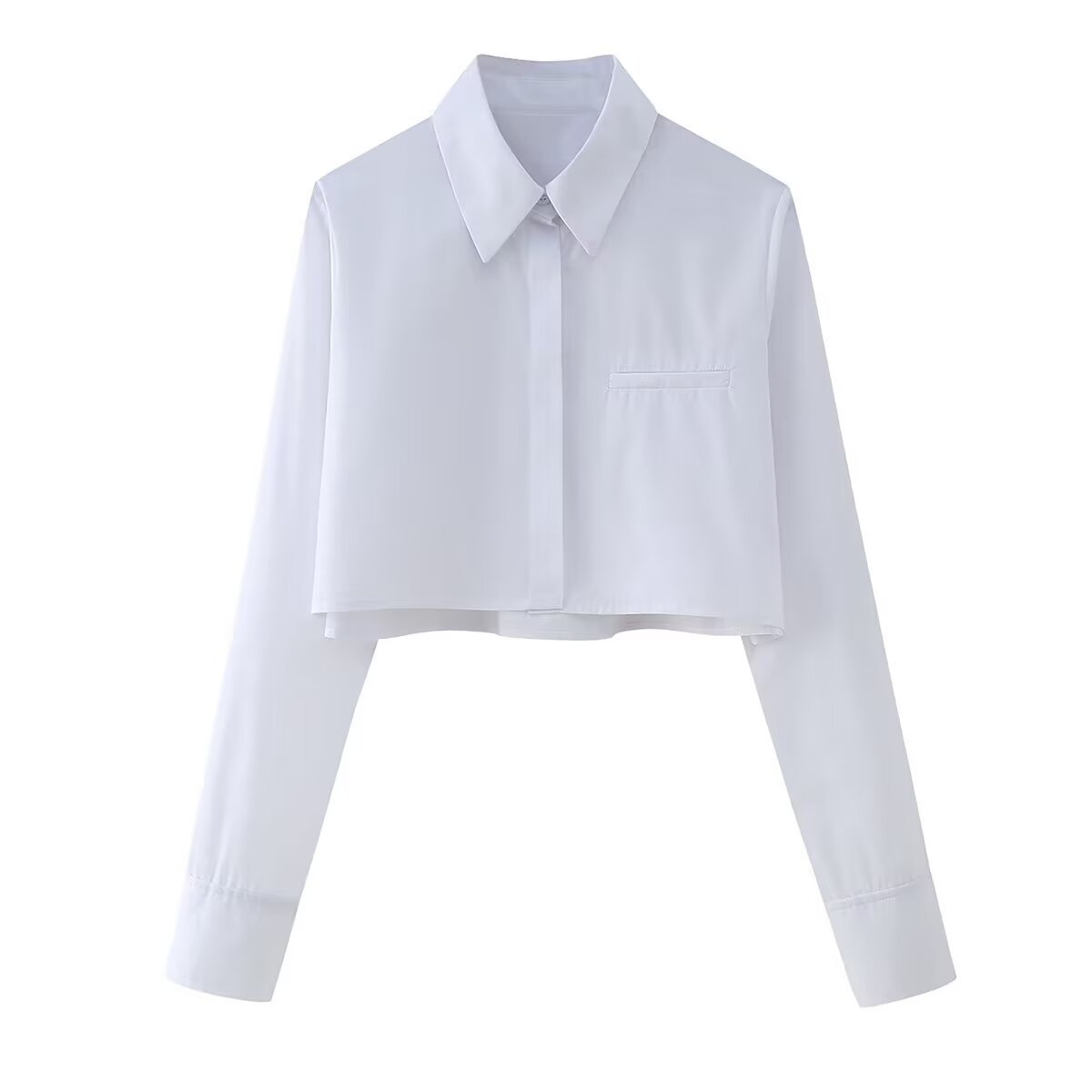 French Style Three-Color Short Shirt