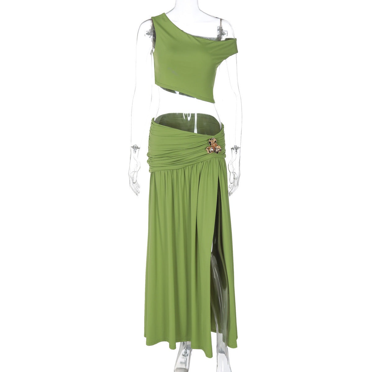 Sexy Slim Slit Skirt Set