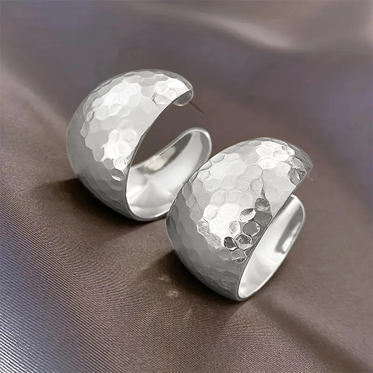 Fashionable Wide Hoop Earrings Women