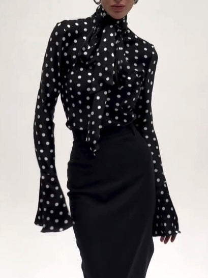 Polka Dot Bell Dress