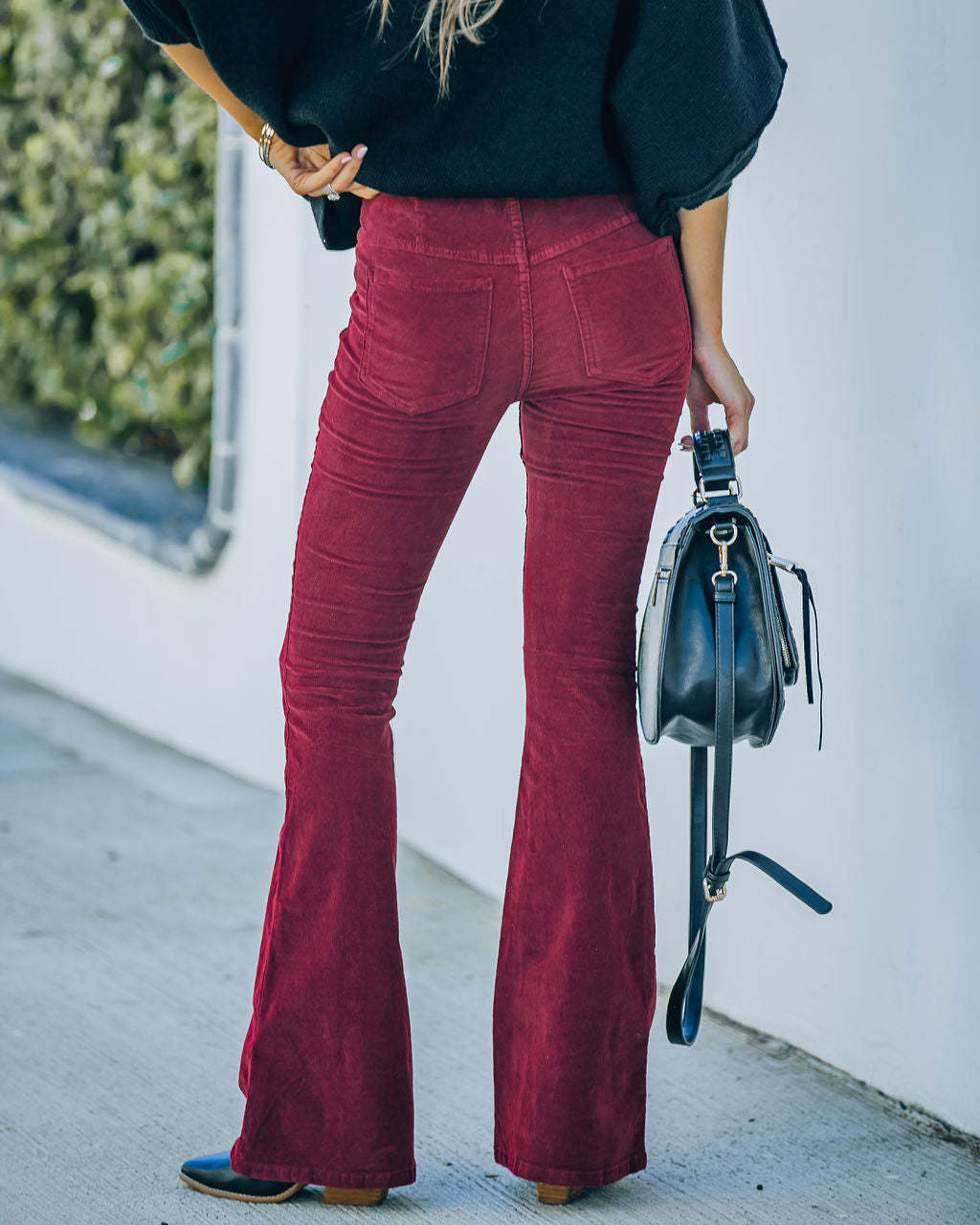 High Waist Flared Pants