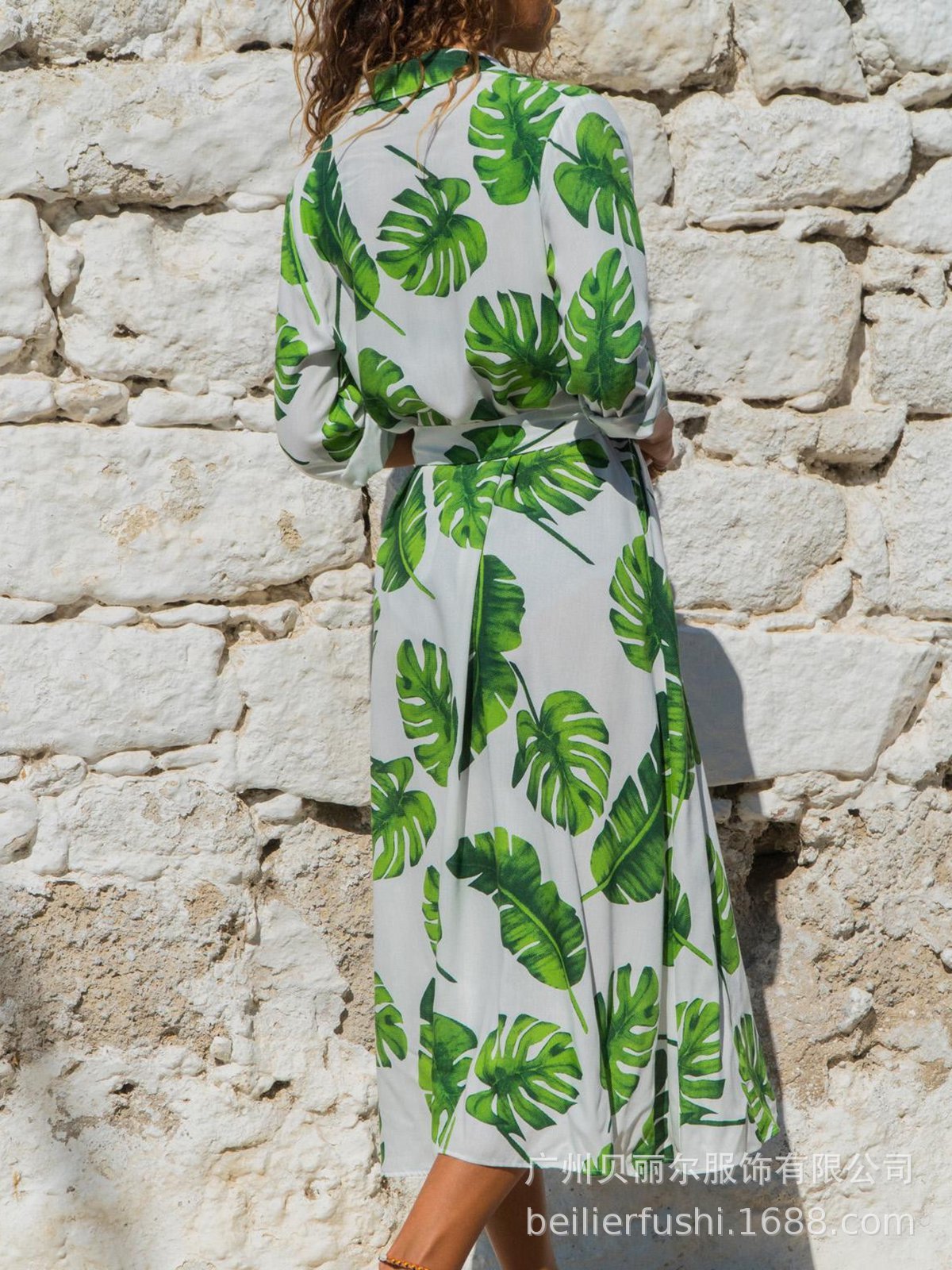 Madrid Vintage Chiffon Maxi Dress