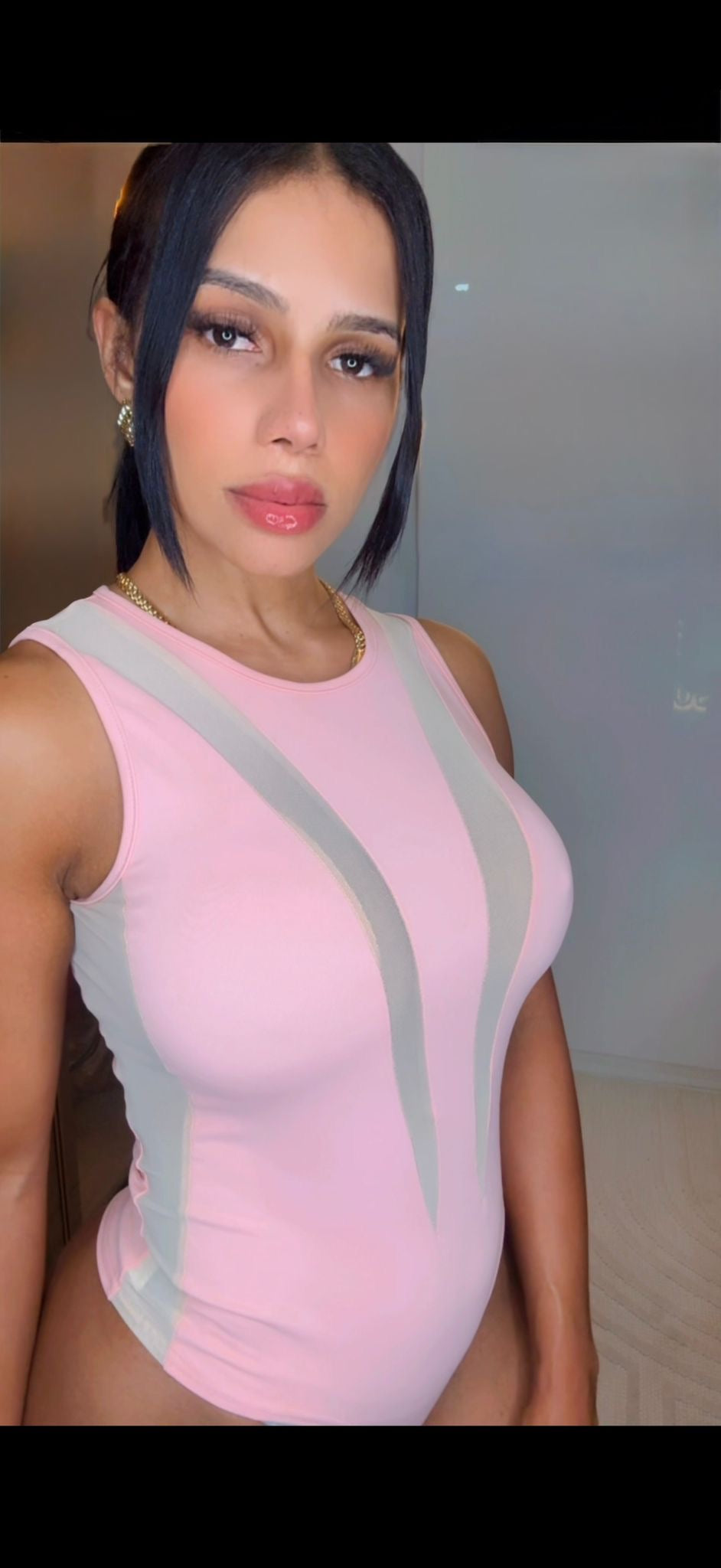 Blush Illusion Mesh Bodysuit