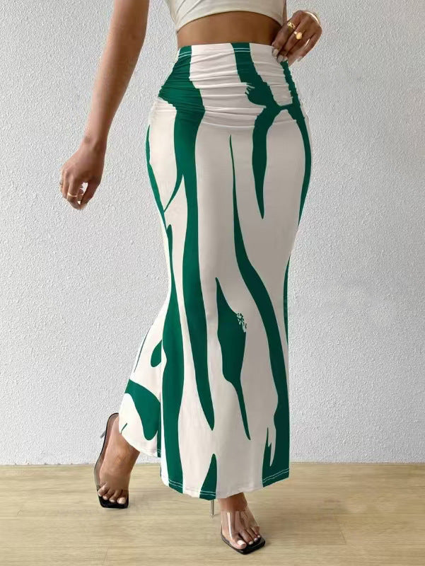 Zebra Print Slim Fit Dress