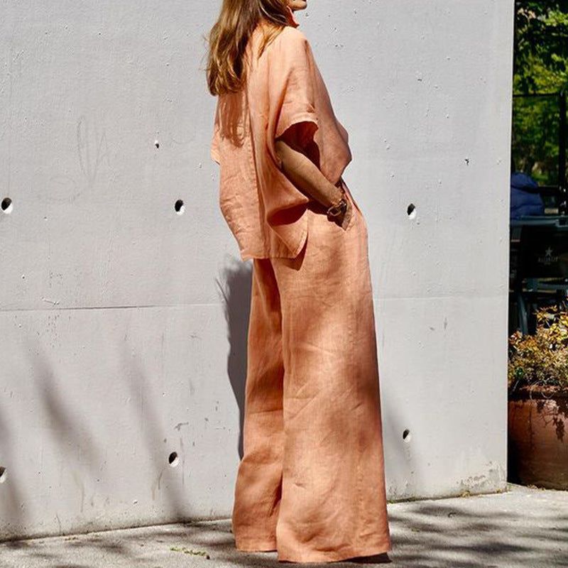 Cotton Linen Two-Piece Set