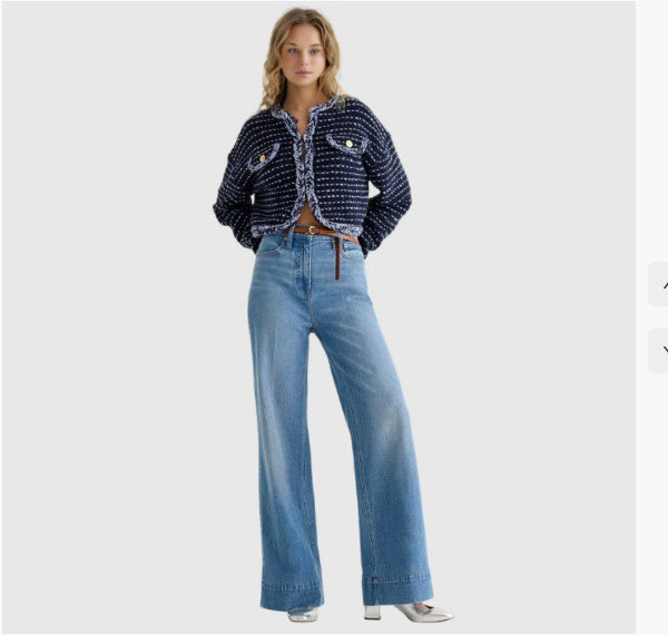 Fashion Loose Elastic Trousers Jeans