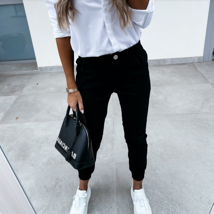 Slim Cropped Trousers
