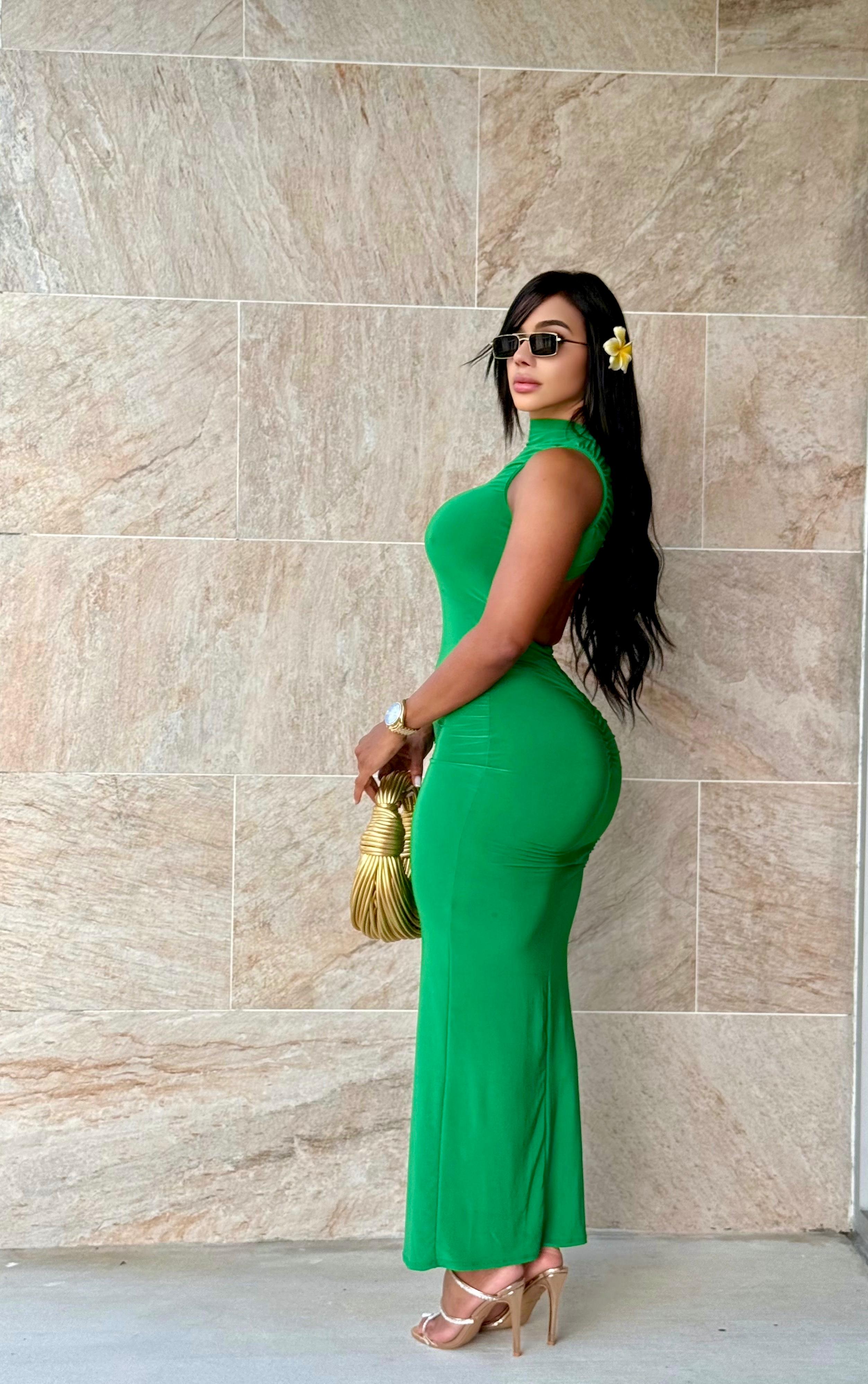 Hermoso vestido verde