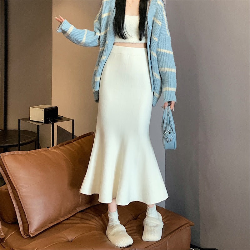 A-Line Midi Skirt Women
