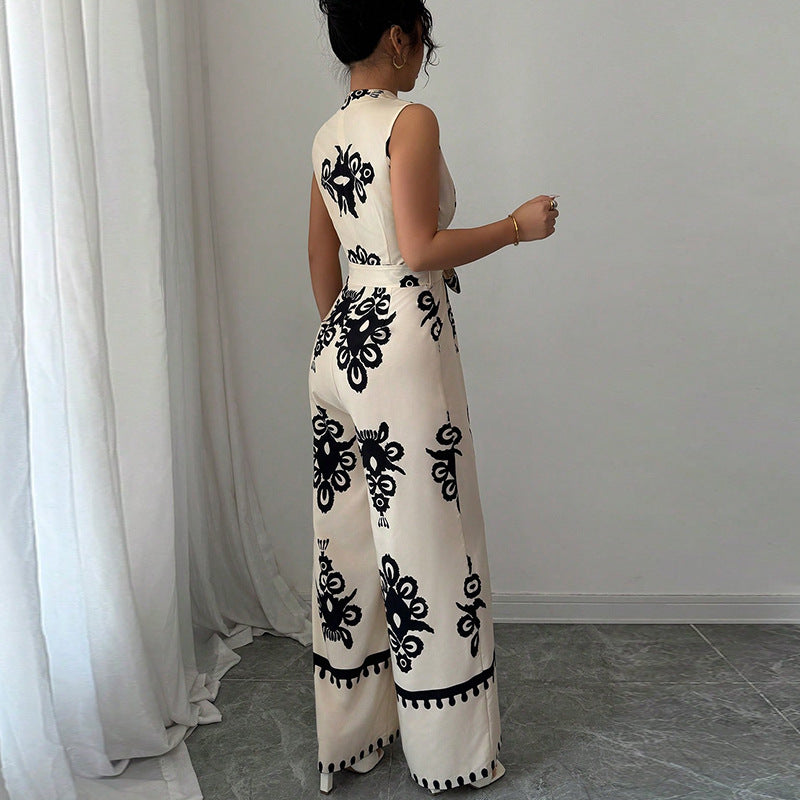 Sleeveless Summer Jumpsuit