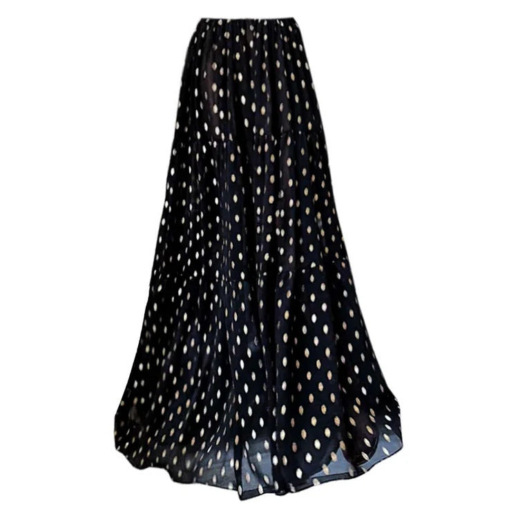 Deep V Polka Dot Swimsuit