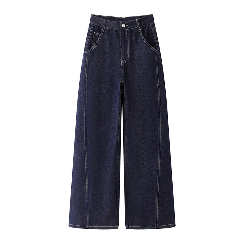 Straight Leg High Waist Jeans