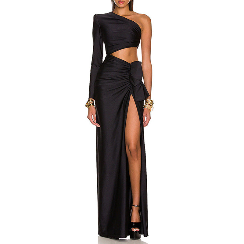 Elegant Side Slit Long Dress