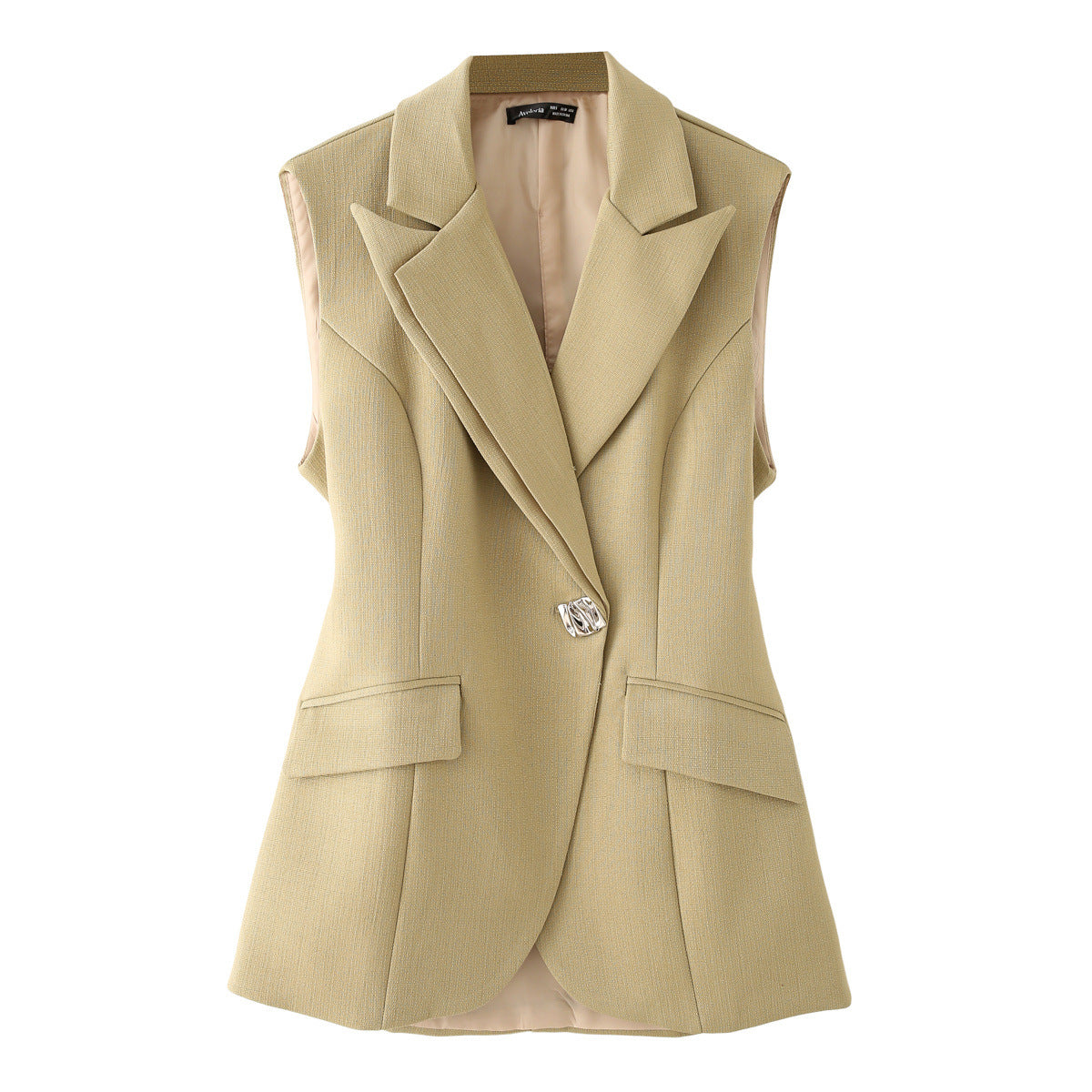 Trendy Backless Suit Vest
