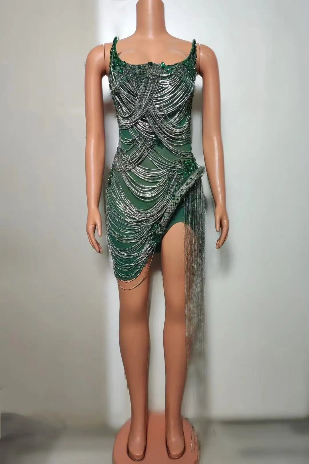 Sexy Rhinestone Party Dress