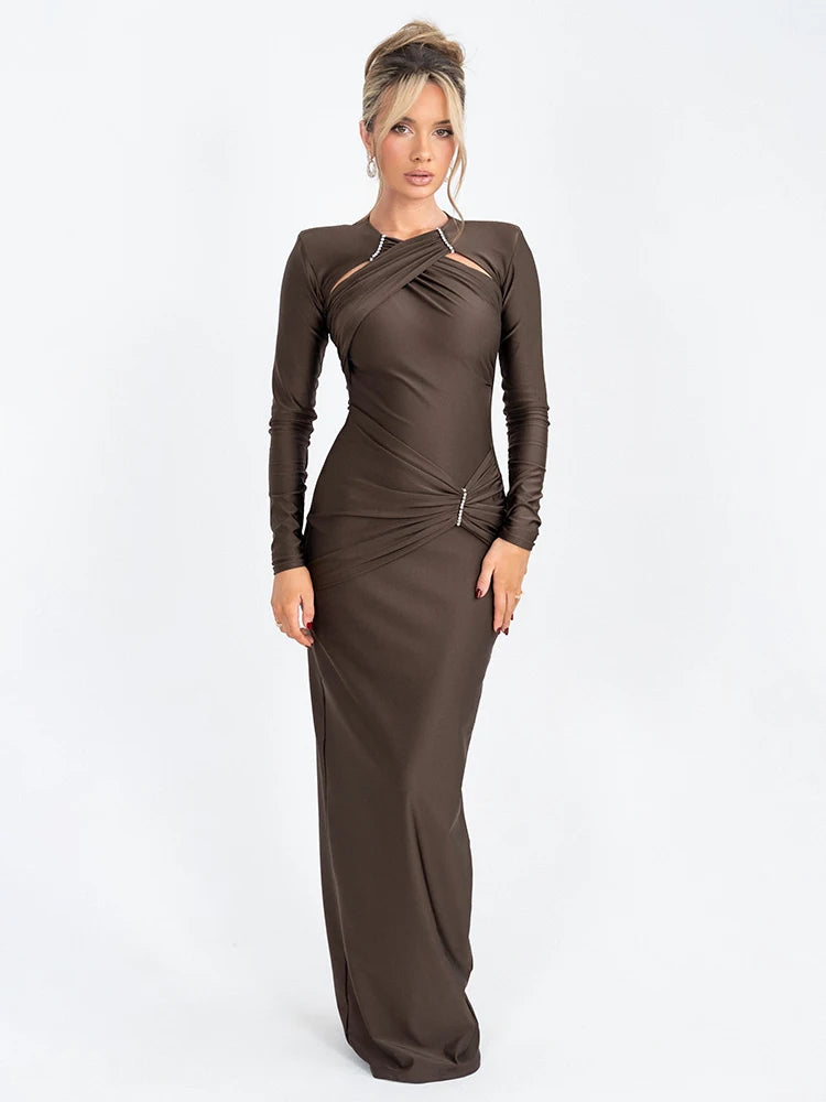 Ruched Maxi Dress