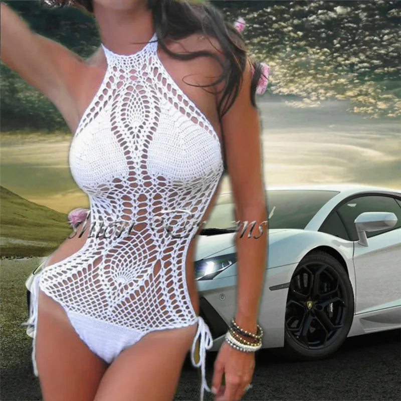 Hot Sexy Open Back Swimwear