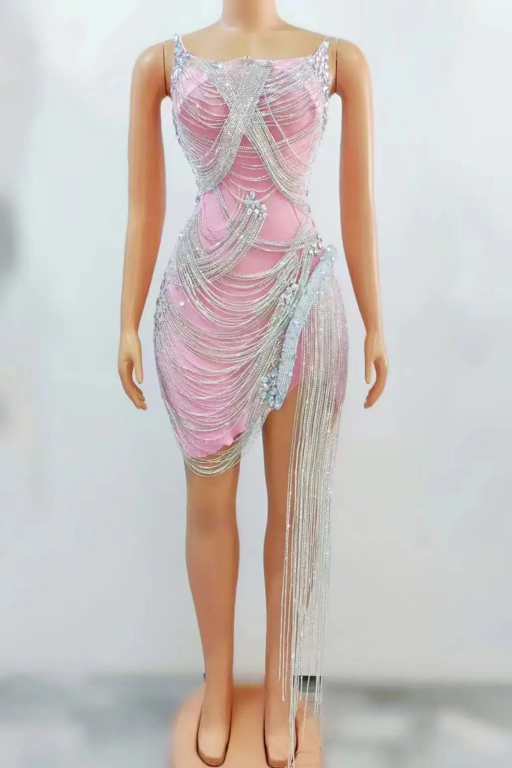 Sexy Rhinestone Party Dress