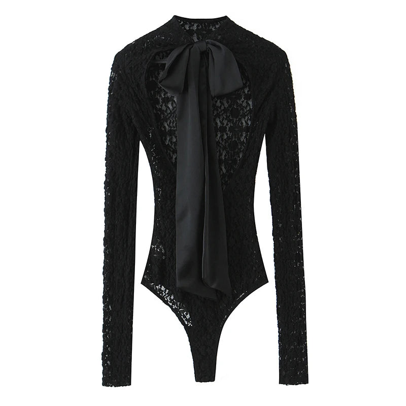 Bodysuit And Mini Skirt Set