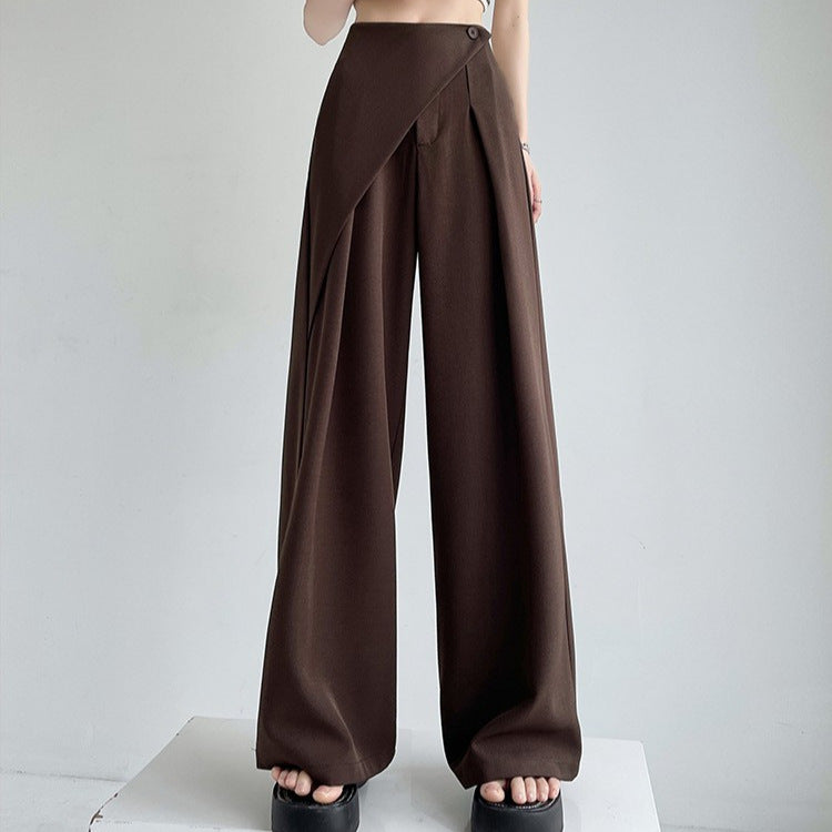 High-grade Two-piece Suit Wide-leg Pants