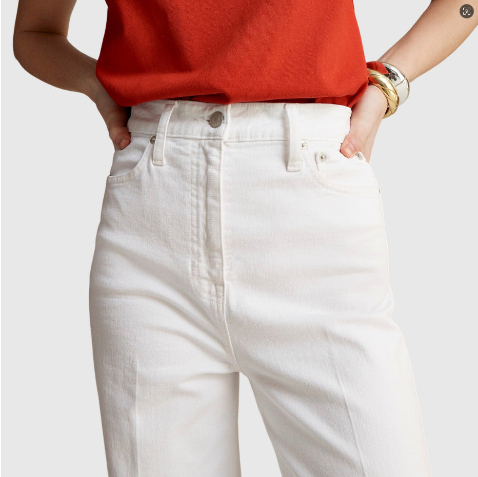 Fashion Loose Elastic Trousers Jeans