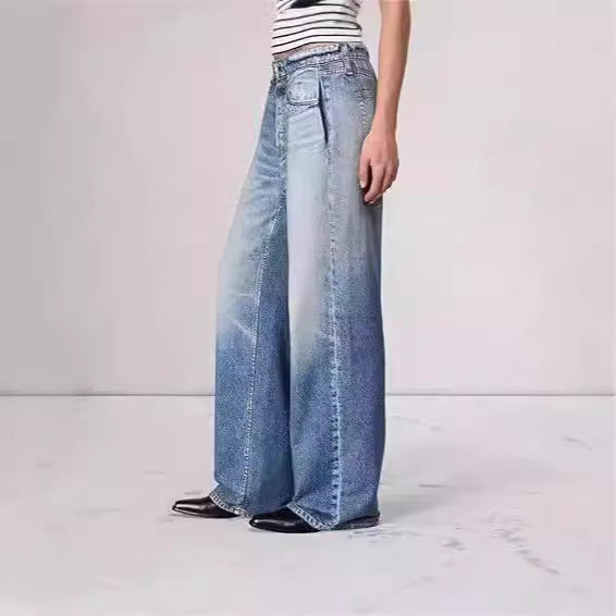 Retro Wide-Leg Jeans