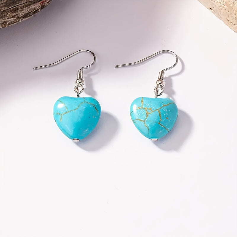 Korean-Style Leather Choker Necklace Set