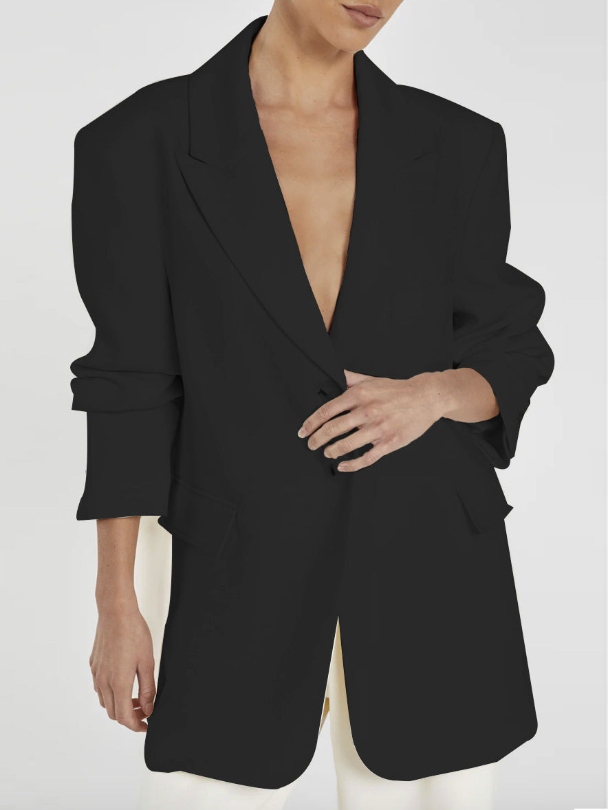 Professional Women's Suit - Solid Color