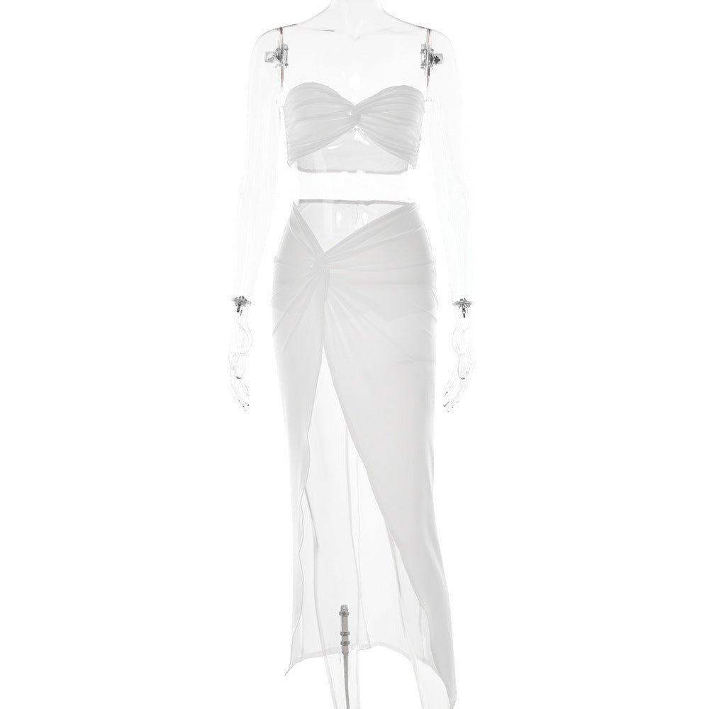 High-Waist Women's Two-Piece Set