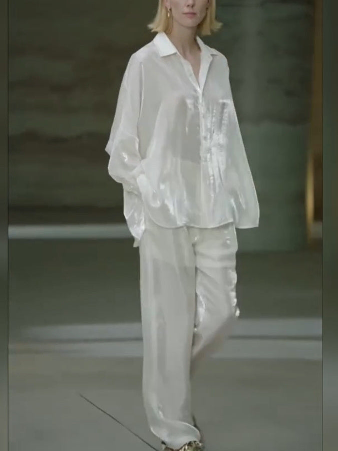 Ice Silk Two-Piece Set