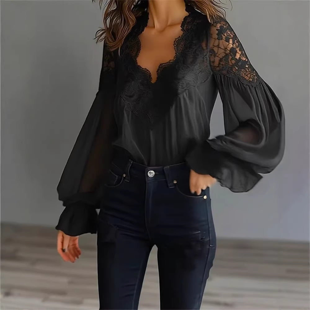 Ins Puff-sleeved Blouse