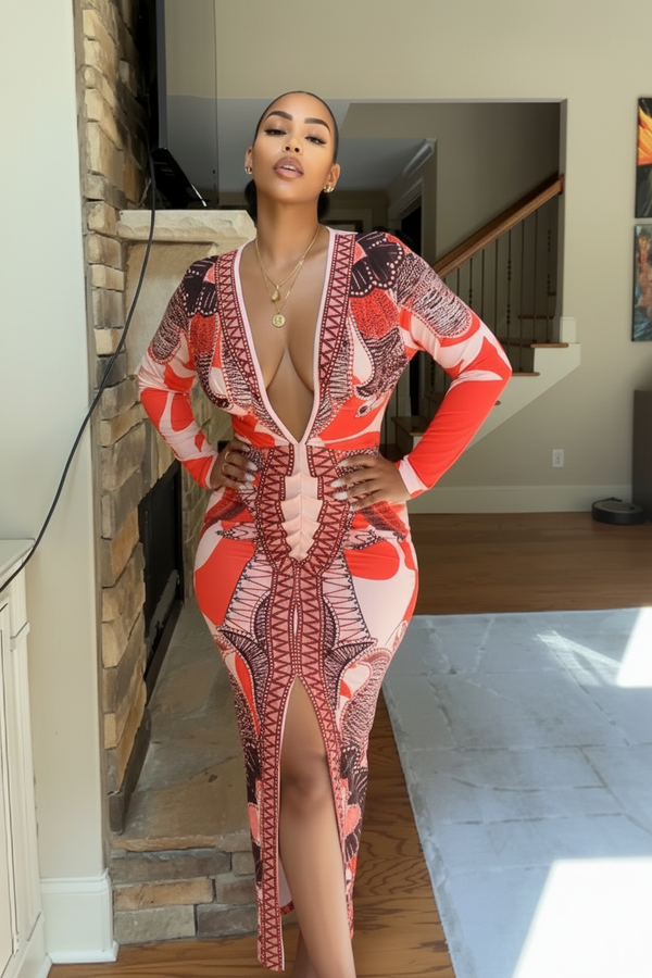 Fashion Pleated Tight Fitting Dress