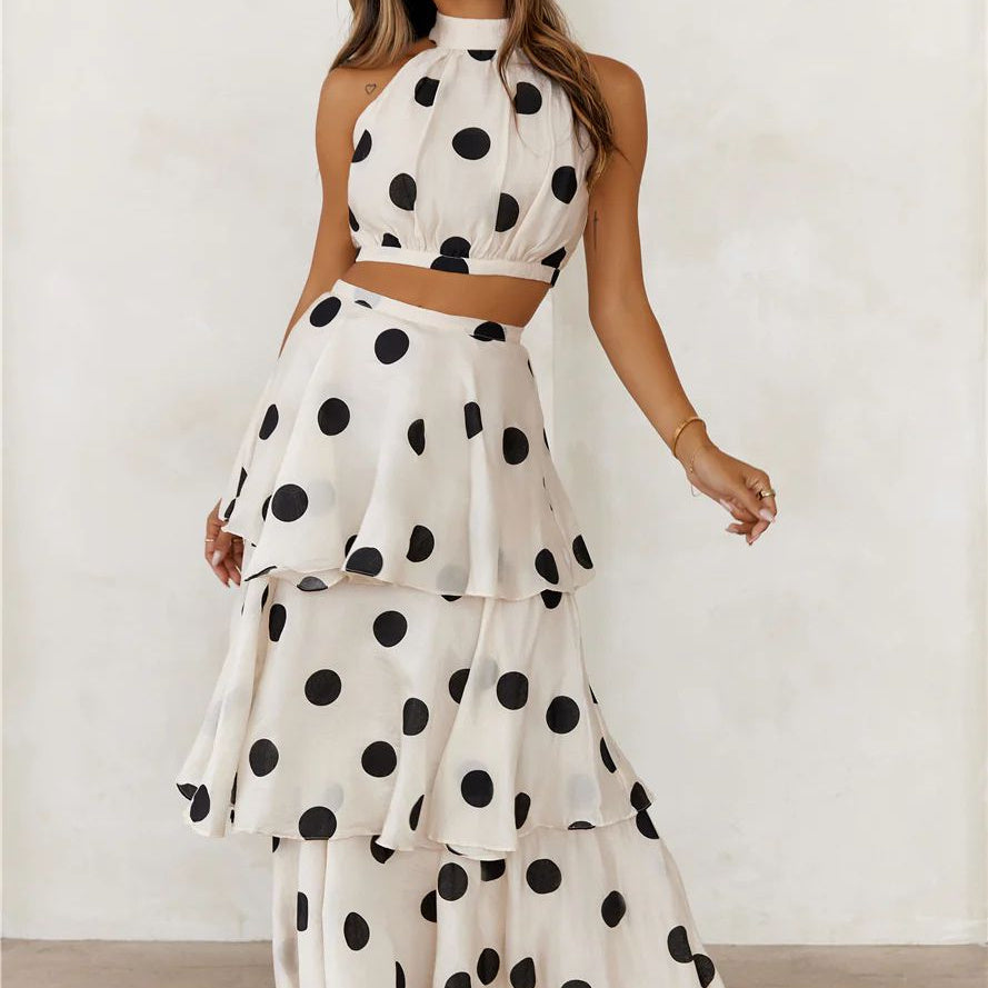Women's Polyester Fashion Top Set