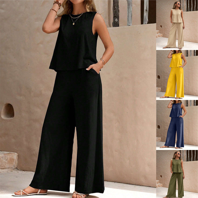 Casual Loose Pants Set