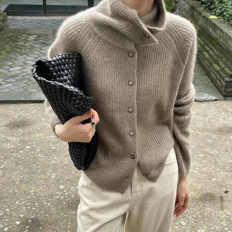 Loose Knitted Cardigan Women's Sweater