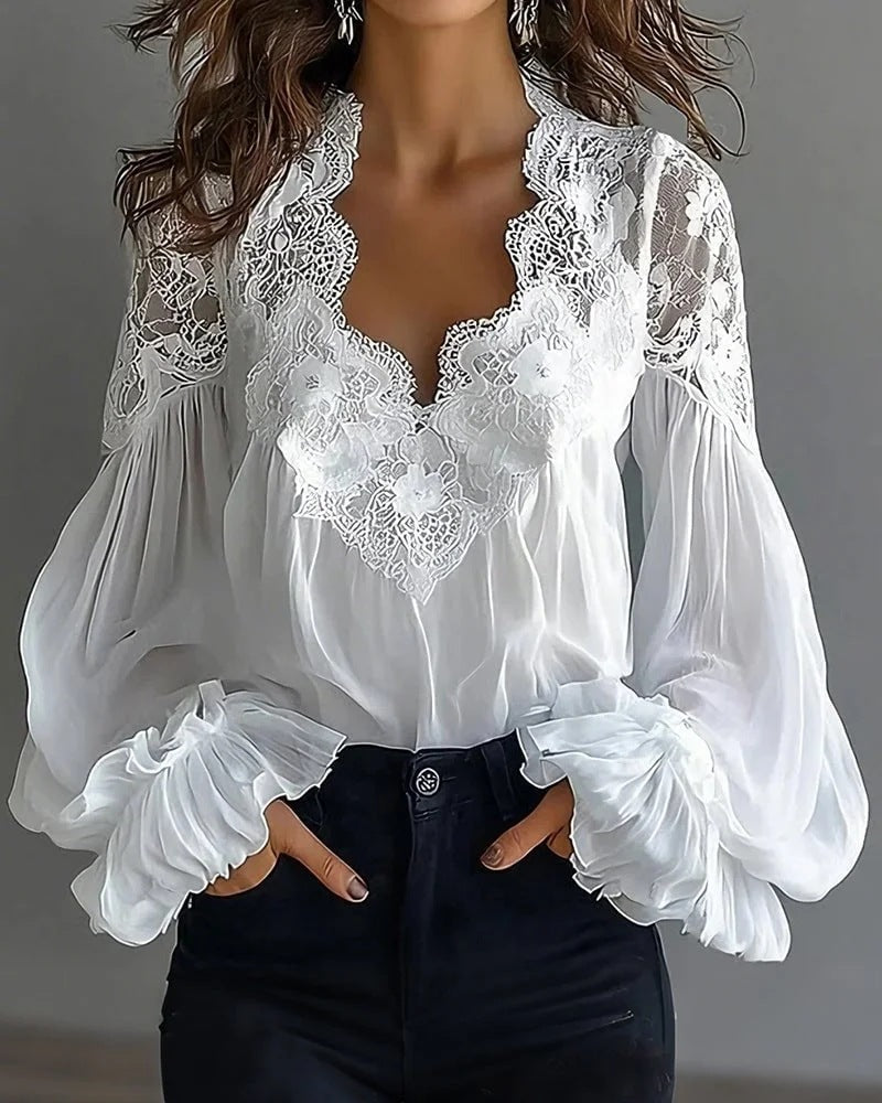 Ins Puff-sleeved Blouse