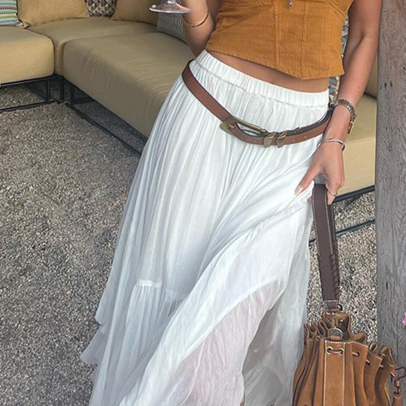 Cotton  Casual  Skirt